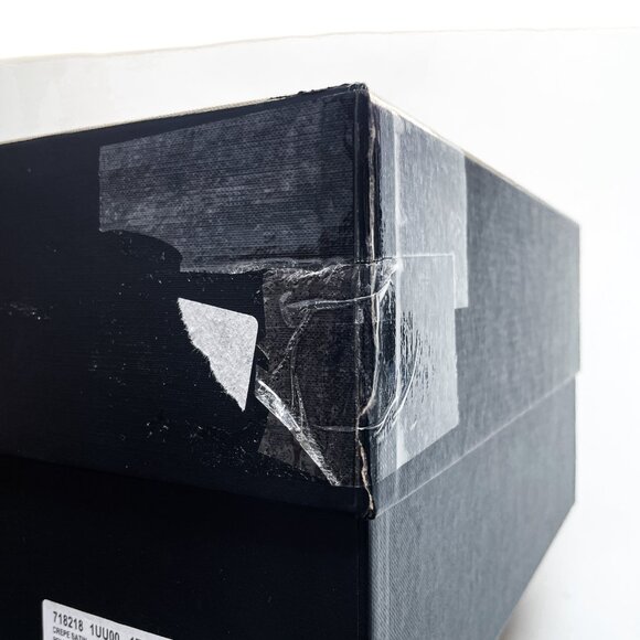 Saint Laurent Blanco 60 Sandal Mae Slip On Mule Poly Grey Size EU 40 US 10 NEW - Picture 9 of 16